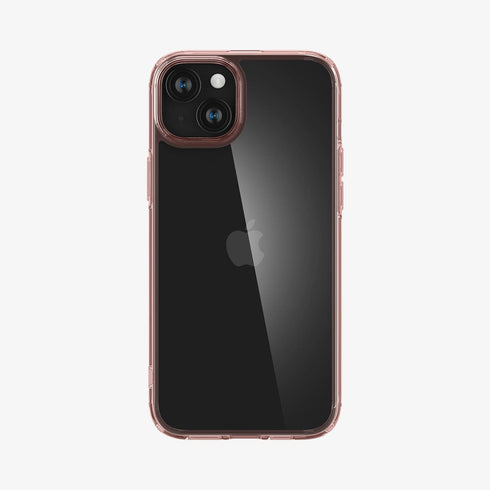 ACS07209 - iPhone 15 Series Ultra Hybrid Case in Natural Titanium showing the back
